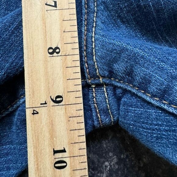 Old Navy “The Diva” Women’s Jeans Cotton Blend Size 12 Regular Small Rips - Picture 10 of 12